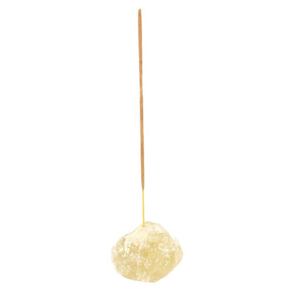 Citrine Crystal Incense Stick Holder - ScentiMelti  Citrine Crystal Incense Stick Holder