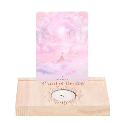 Natural Card of the Day Tarot Card Stand Tealight Holder - ScentiMelti Home Fragrance, Beauty & Gifts UK