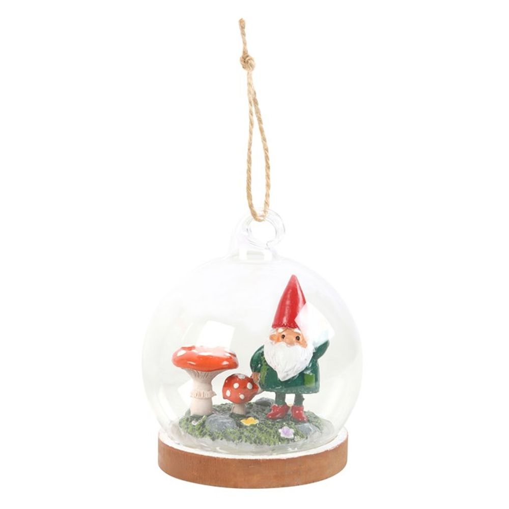 Gnome Glass Dome Hanging Decoration - ScentiMelti Home Fragrance, Beauty & Gifts UK