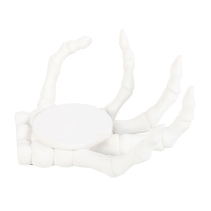 Skeleton Hand Coaster and Candle Holder - ScentiMelti  Skeleton Hand Coaster and Candle Holder