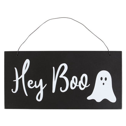 Set of 2 Hey Boo Signs - ScentiMelti  Set of 2 Hey Boo Signs