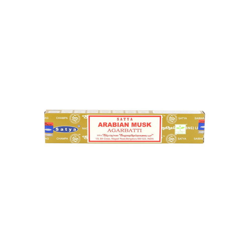 12 Packs of Arabian Musk Incense Sticks by Satya - ScentiMelti  12 Packs of Arabian Musk Incense Sticks by Satya