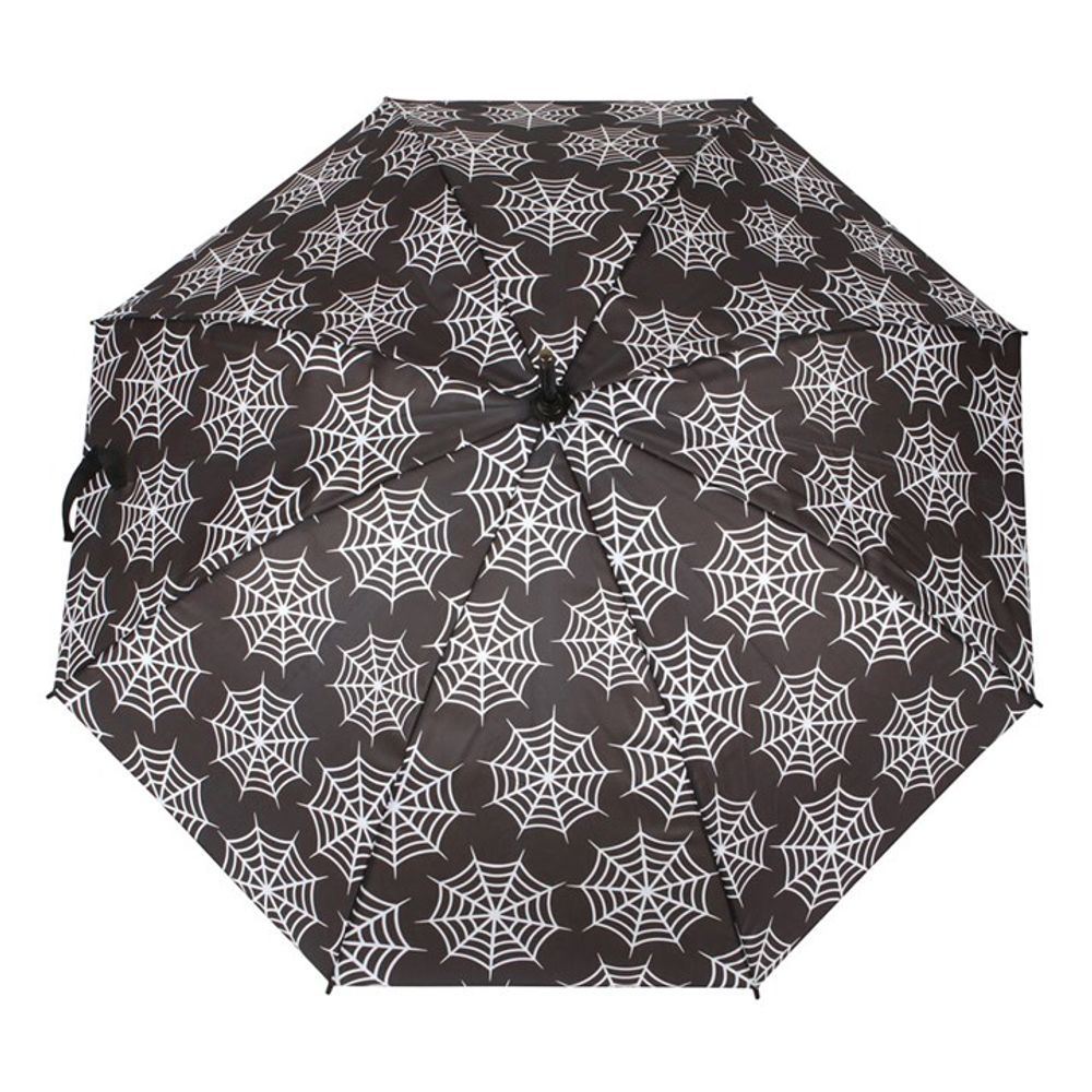 All Over Print Spiderweb Umbrella - ScentiMelti  All Over Print Spiderweb Umbrella