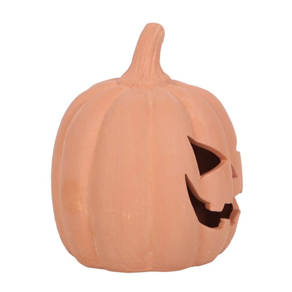 12.5cm Terracotta Pumpkin Ornament - ScentiMelti  12.5cm Terracotta Pumpkin Ornament