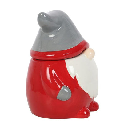 Red and Grey Gonk Lidded Mug - ScentiMelti  Red and Grey Gonk Lidded Mug