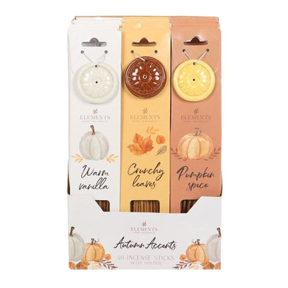 Set of 18 Autumn Accents Incense Sticks - ScentiMelti  Set of 18 Autumn Accents Incense Sticks