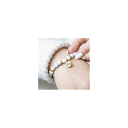 Stress Less Howlite Crystal Essential Oil Bracelet - ScentiMelti  Stress Less Howlite Crystal Essential Oil Bracelet