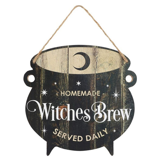 Witches Brew Cauldron MDF Hanging Sign - ScentiMelti  Witches Brew Cauldron MDF Hanging Sign