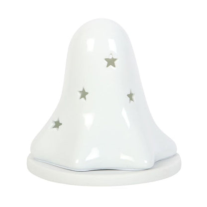 Ceramic Ghost Tealight and Incense Cone Holder - ScentiMelti  Ceramic Ghost Tealight and Incense Cone Holder