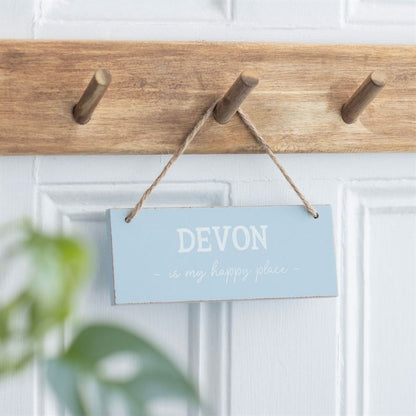 Devon is My Happy Place Hanging Sign - ScentiMelti  Devon is My Happy Place Hanging Sign