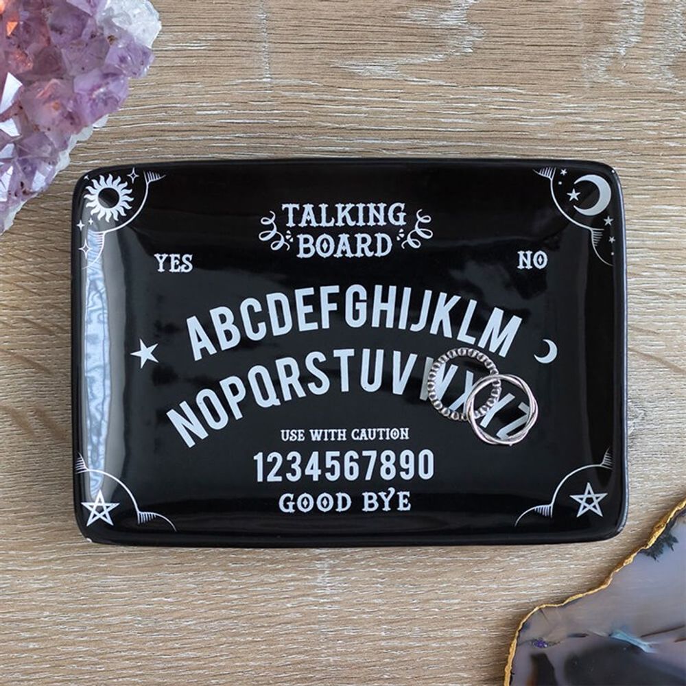 Black Talking Board Trinket Dish - ScentiMelti  Black Talking Board Trinket Dish