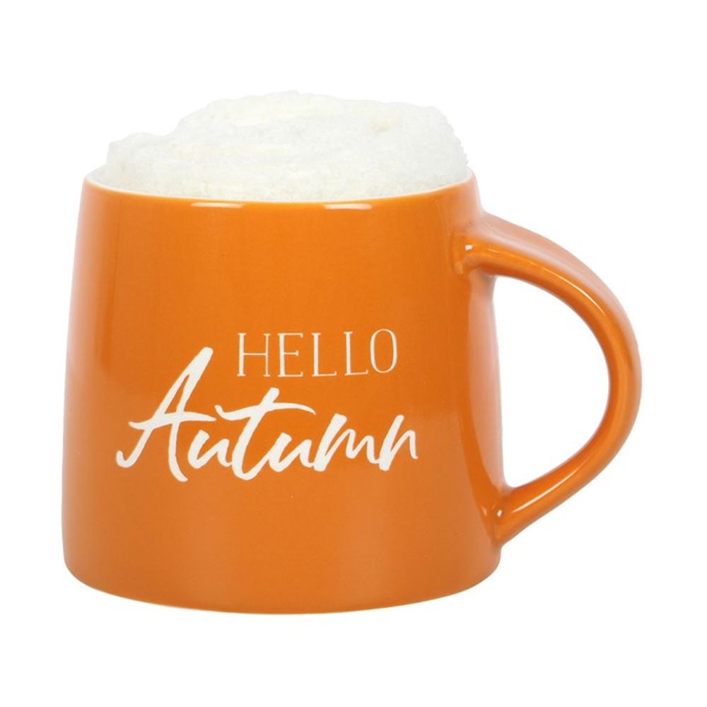 Hello Autumn Mug and Socks Set - ScentiMelti  Hello Autumn Mug and Socks Set