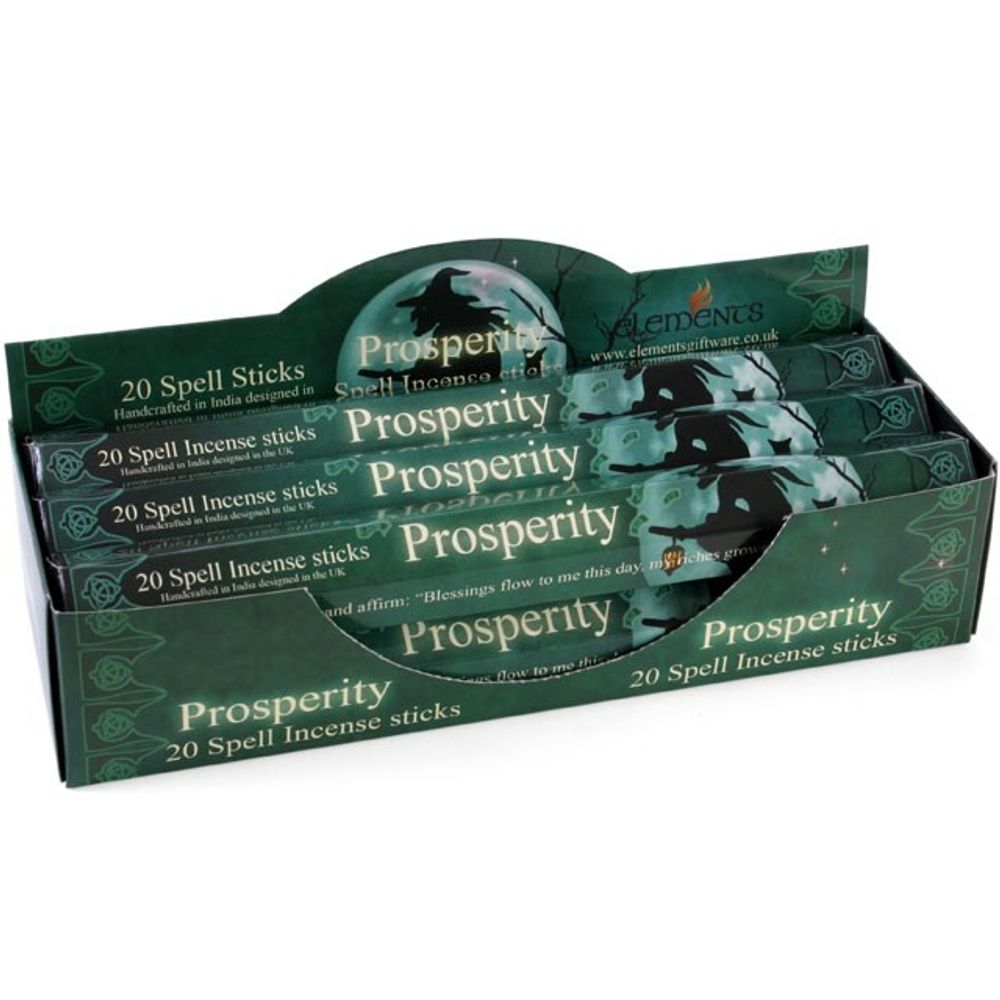 Set of 6 Packets of Prosperity Spell Incense Sticks by Lisa Parker - ScentiMelti  Set of 6 Packets of Prosperity Spell Incense Sticks by Lisa Parker