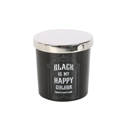 Black is My Happy Colour Opium Candle - ScentiMelti  Black is My Happy Colour Opium Candle