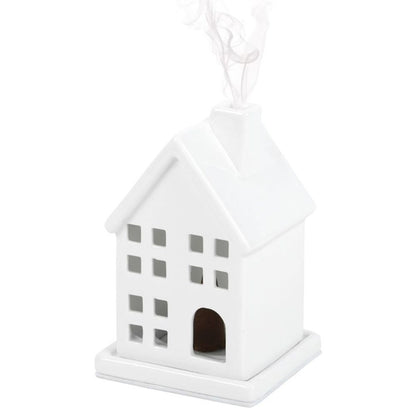 White House Incense Cone Holder - ScentiMelti  White House Incense Cone Holder