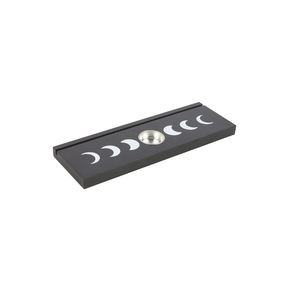 Black Moon Phase Tarot Card Stand Tealight Holder - ScentiMelti Home Fragrance, Beauty & Gifts UK