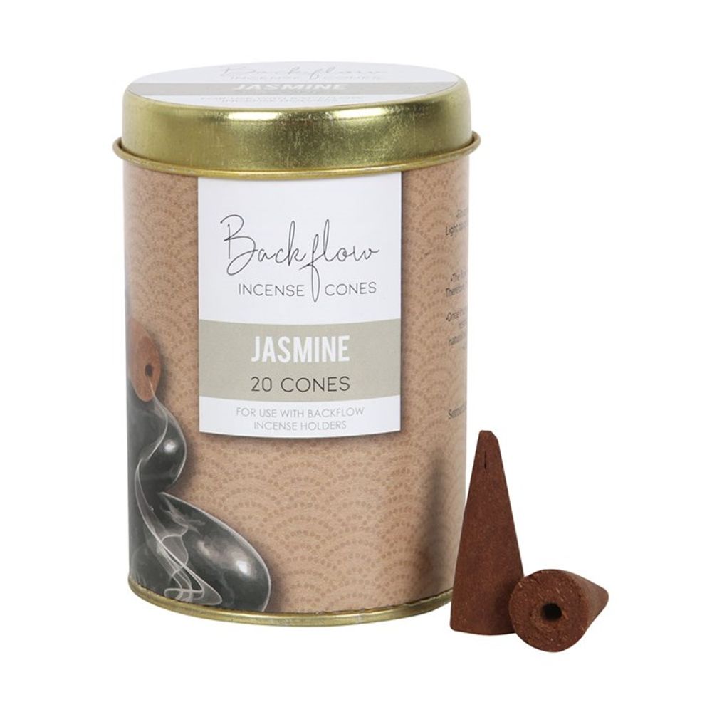 6 Tins of  Elements Jasmine Jumbo Backflow Cones - ScentiMelti  6 Tins of  Elements Jasmine Jumbo Backflow Cones