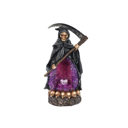 Grim Reaper Backflow Incense Burner with Light - ScentiMelti  Grim Reaper Backflow Incense Burner with Light