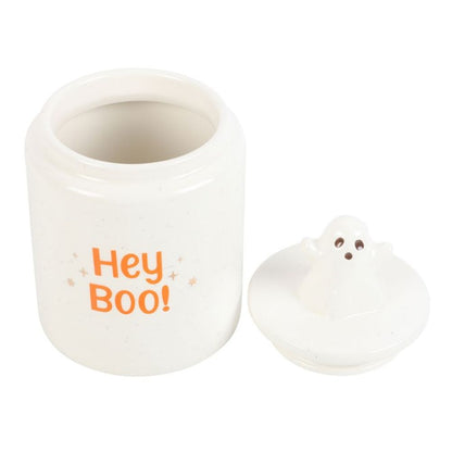 Hey Boo Ghost Storage Jar - ScentiMelti  Hey Boo Ghost Storage Jar