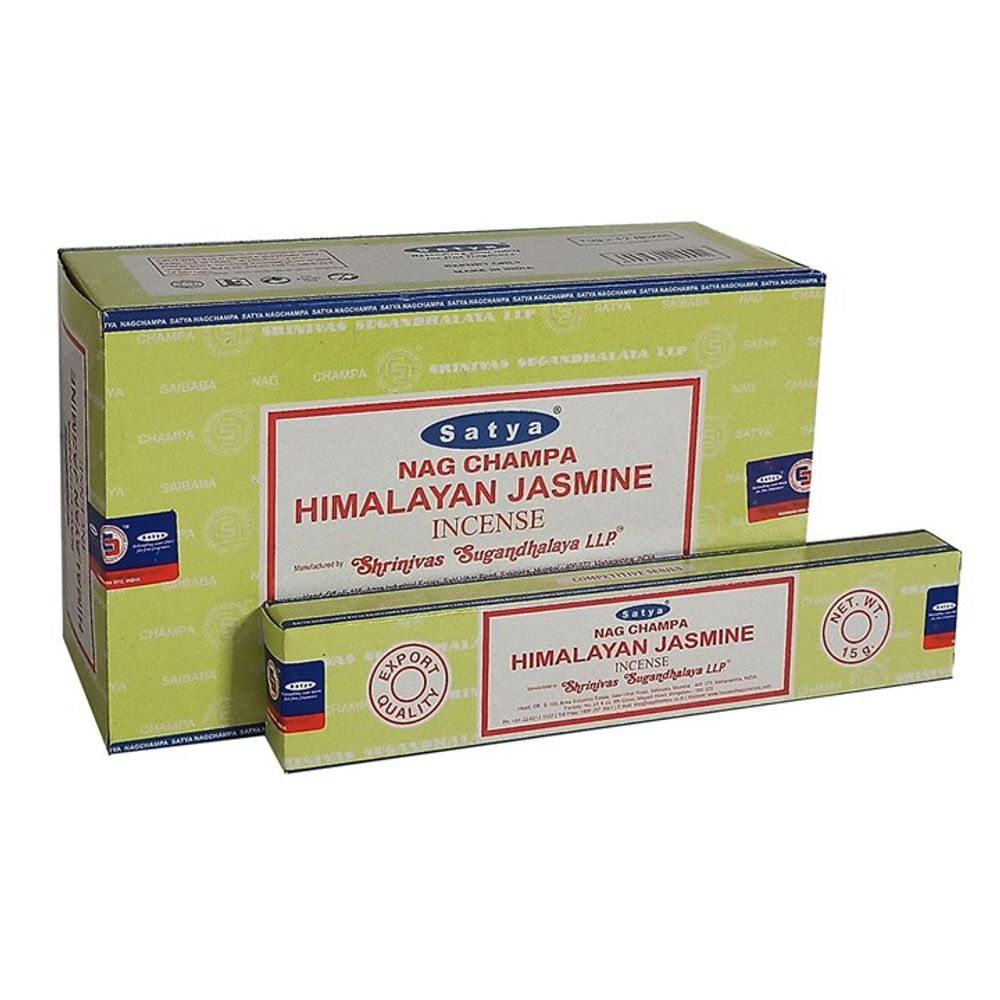 Set of 12 Packets of Himalayan Jasmine Incense Sticks by Satya - ScentiMelti  Set of 12 Packets of Himalayan Jasmine Incense Sticks by Satya