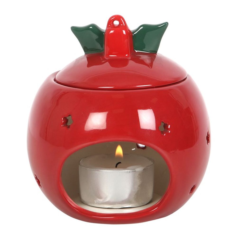 Red Bauble Oil Burner - ScentiMelti  Red Bauble Oil Burner