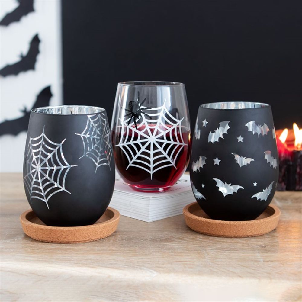 Bat Stemless Wine Glass - ScentiMelti  Bat Stemless Wine Glass