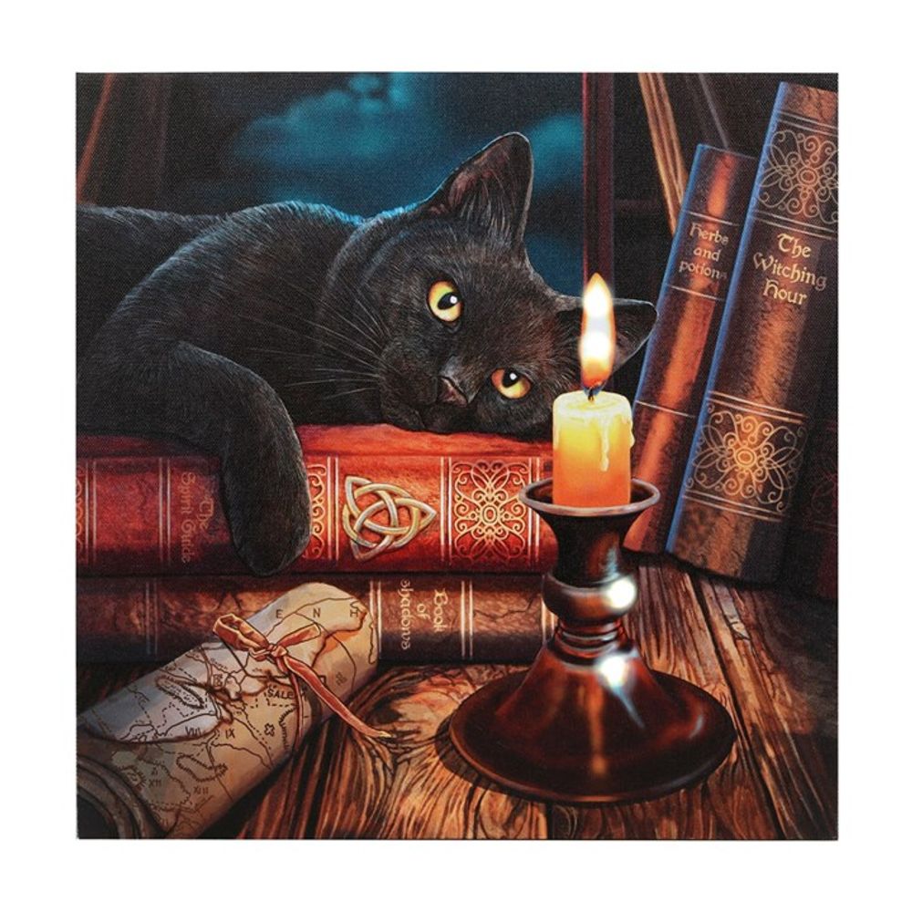 The Witching Hour Light Up Canvas Plaque by Lisa Parker - ScentiMelti  The Witching Hour Light Up Canvas Plaque by Lisa Parker