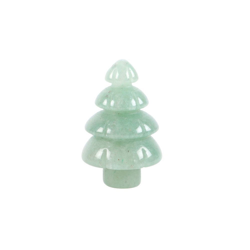 Green Aventurine Crystal Christmas Tree in a Bag - ScentiMelti  Green Aventurine Crystal Christmas Tree in a Bag