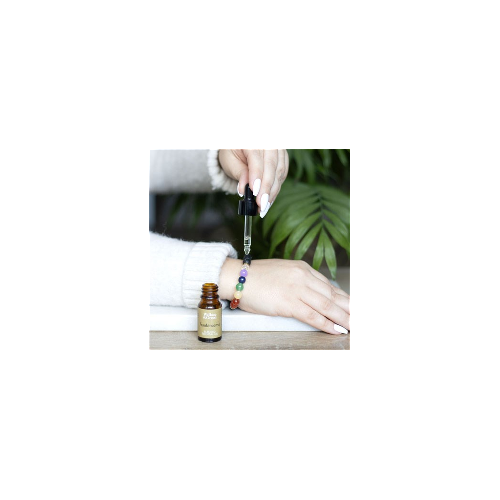 Seven Chakra Mixed Gemstone Essential Oil Bracelet