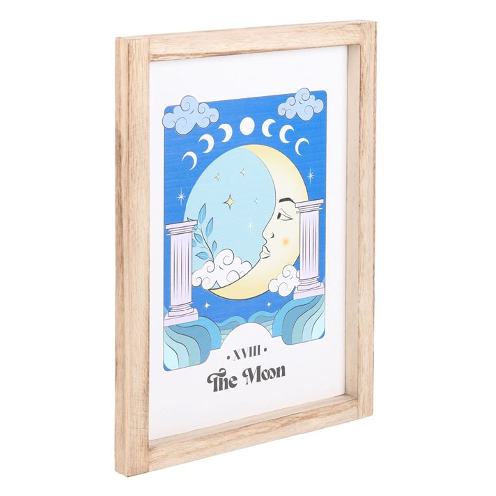 The Moon Celestial Framed Wall Print - ScentiMelti  The Moon Celestial Framed Wall Print