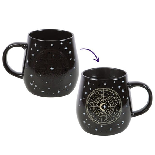 Astrology Wheel Heat Change Mug - ScentiMelti  Astrology Wheel Heat Change Mug