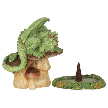 Green Dragon Incense Cone Burner by Anne Stokes - ScentiMelti  Green Dragon Incense Cone Burner by Anne Stokes