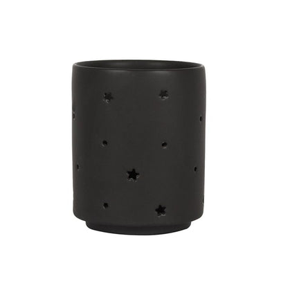 Small Black Triple Moon Cut Out Tealight Holder - ScentiMelti  Small Black Triple Moon Cut Out Tealight Holder