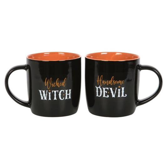 Wicked Witch and Handsome Devil Couples Mug Set - ScentiMelti  Wicked Witch and Handsome Devil Couples Mug Set