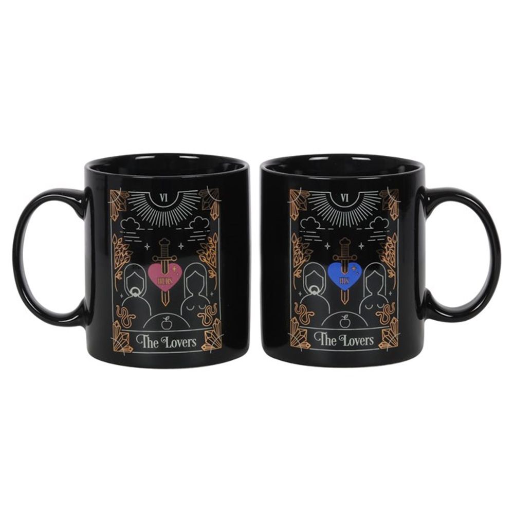 The Lovers Tarot Couples Mug Set - ScentiMelti  The Lovers Tarot Couples Mug Set