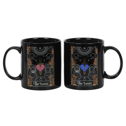 The Lovers Tarot Couples Mug Set - ScentiMelti  The Lovers Tarot Couples Mug Set