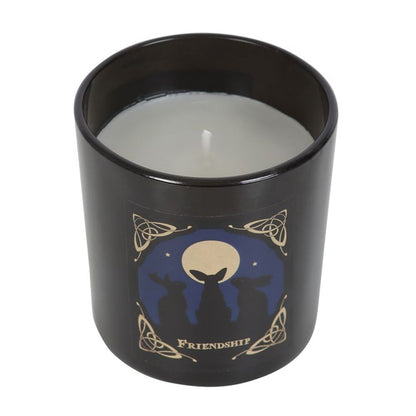 'Moon Gazing Hares' Friendship Candle by Lisa Parker - ScentiMelti  'Moon Gazing Hares' Friendship Candle by Lisa Parker