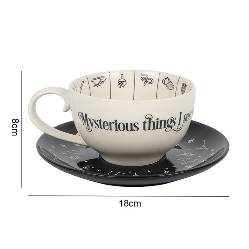 Fortune Telling Ceramic Teacup - ScentiMelti  Fortune Telling Ceramic Teacup