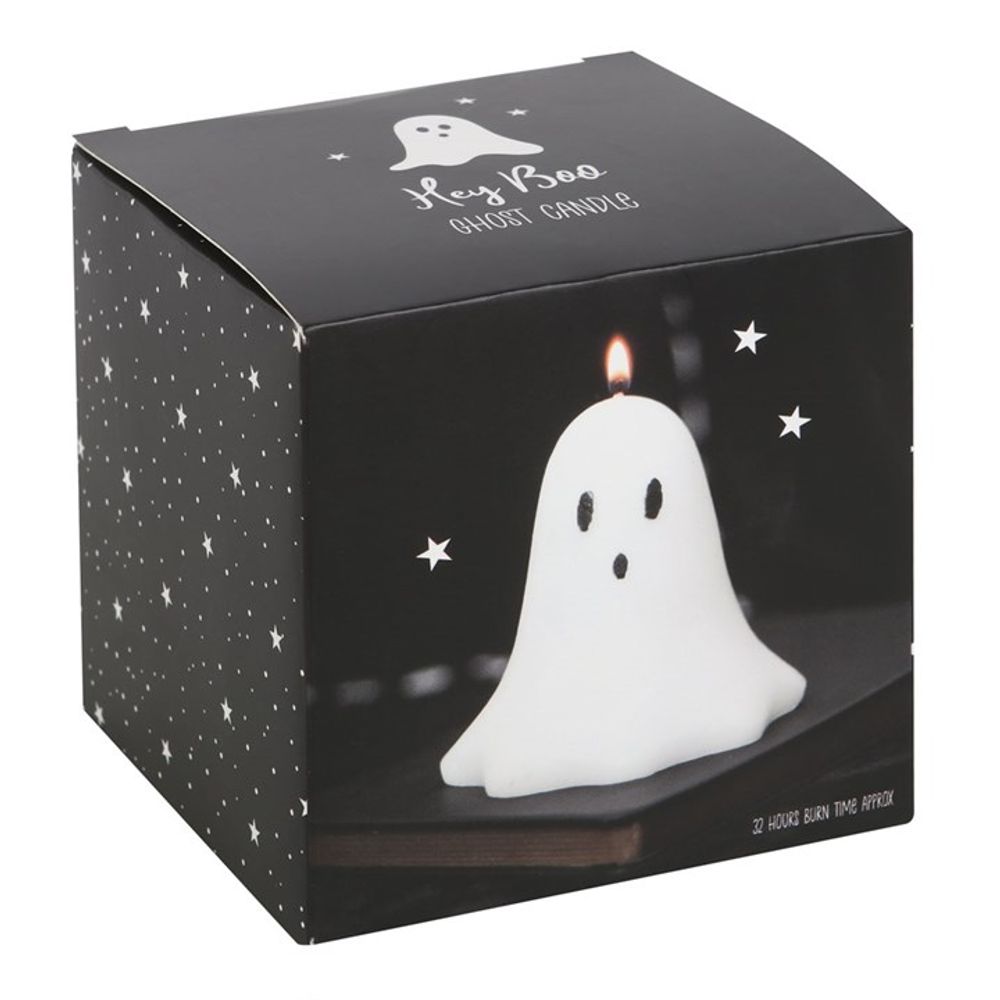 10cm Unscented Ghost Candle - ScentiMelti  10cm Unscented Ghost Candle