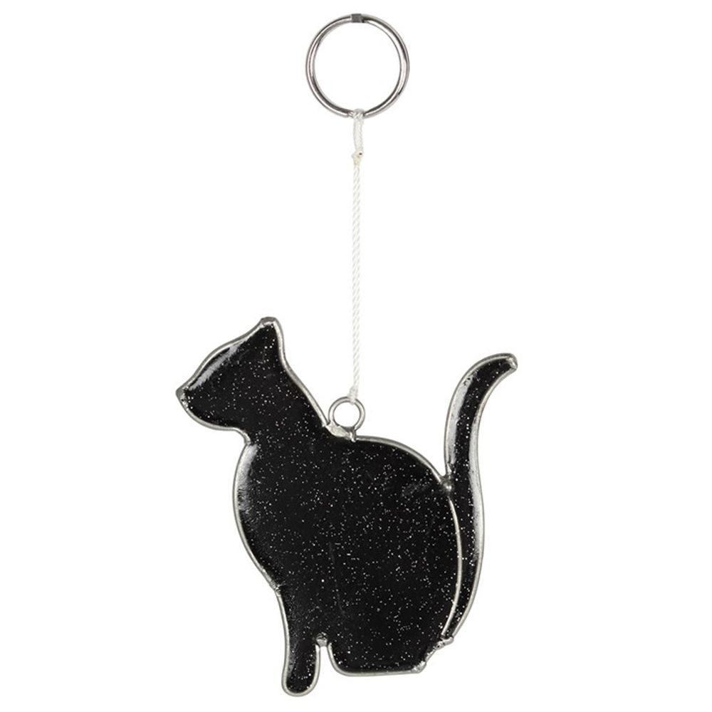 Mystical Black Cat Suncatcher - ScentiMelti  Mystical Black Cat Suncatcher