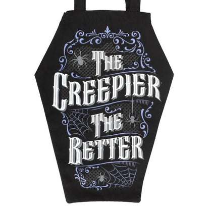 The Creepier the Better Coffin Shaped Tote Bag - ScentiMelti Home Fragrance, Beauty & Gifts UK