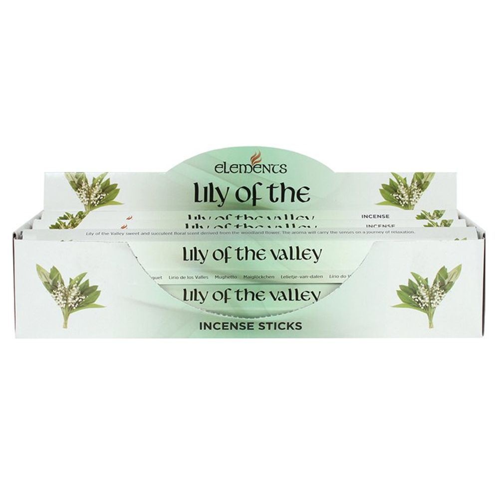 Set of 6 Packets of Elements Lily of the Valley Incense Sticks - ScentiMelti  Set of 6 Packets of Elements Lily of the Valley Incense Sticks