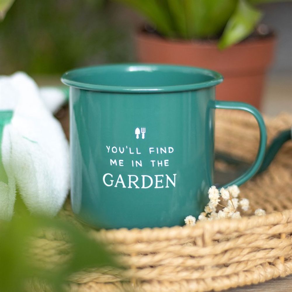 Find Me in the Garden Enamel Mug - ScentiMelti  Find Me in the Garden Enamel Mug