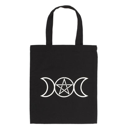 Triple Moon Polycotton Tote Bag - ScentiMelti  Triple Moon Polycotton Tote Bag