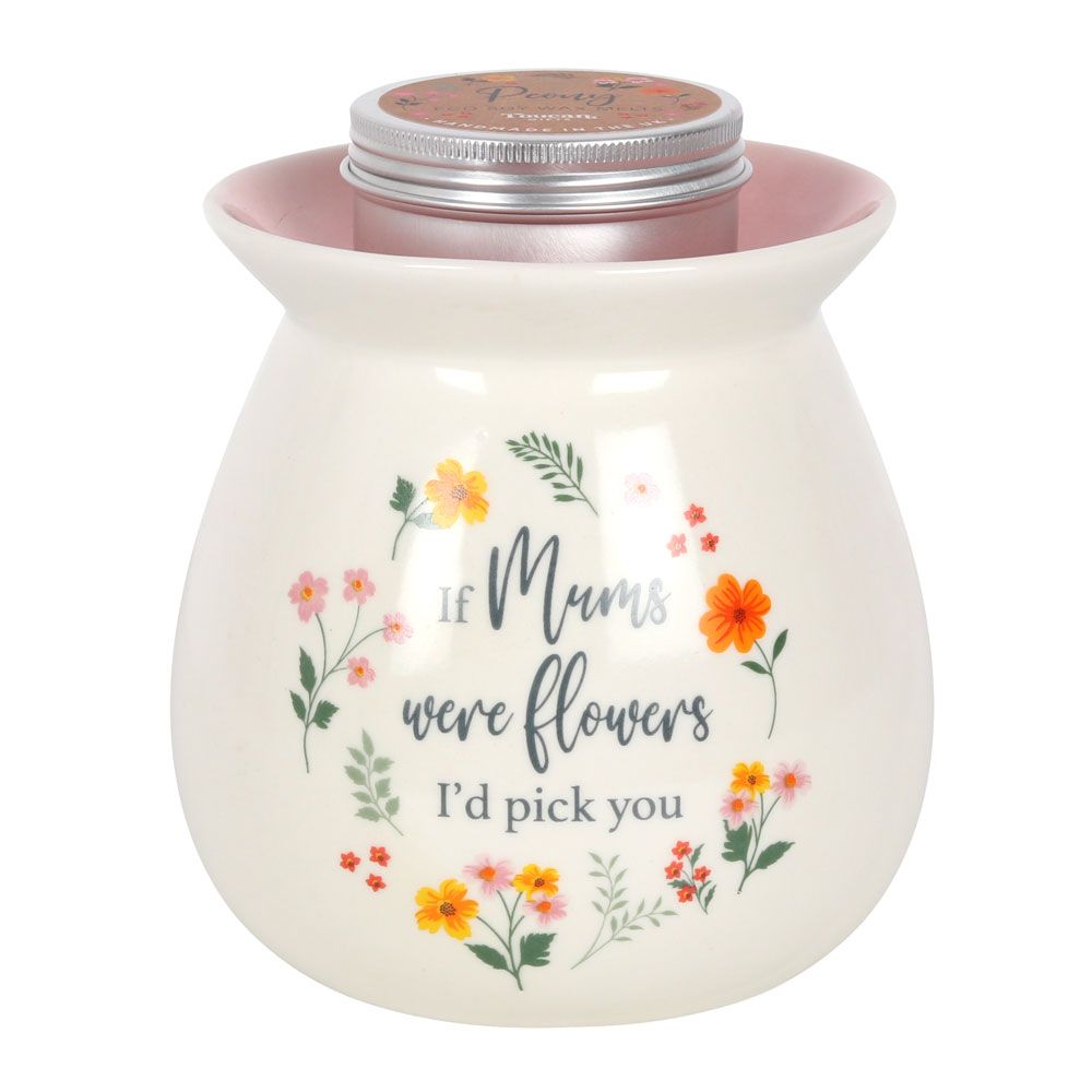 If Mums Were Flowers Wax Melt Burner Gift Set - ScentiMelti Home Fragrance, Beauty & Gifts UK