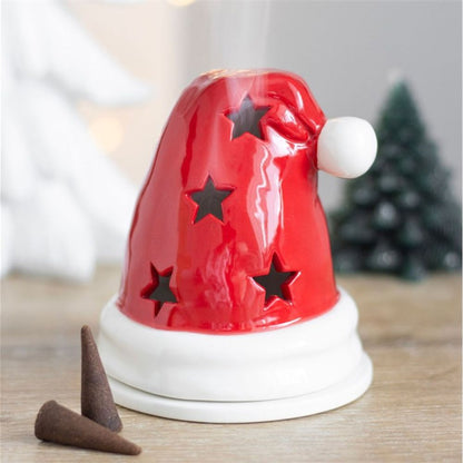 Santa Hat Incense Cone Burner and Tealight Holder - ScentiMelti  Santa Hat Incense Cone Burner and Tealight Holder