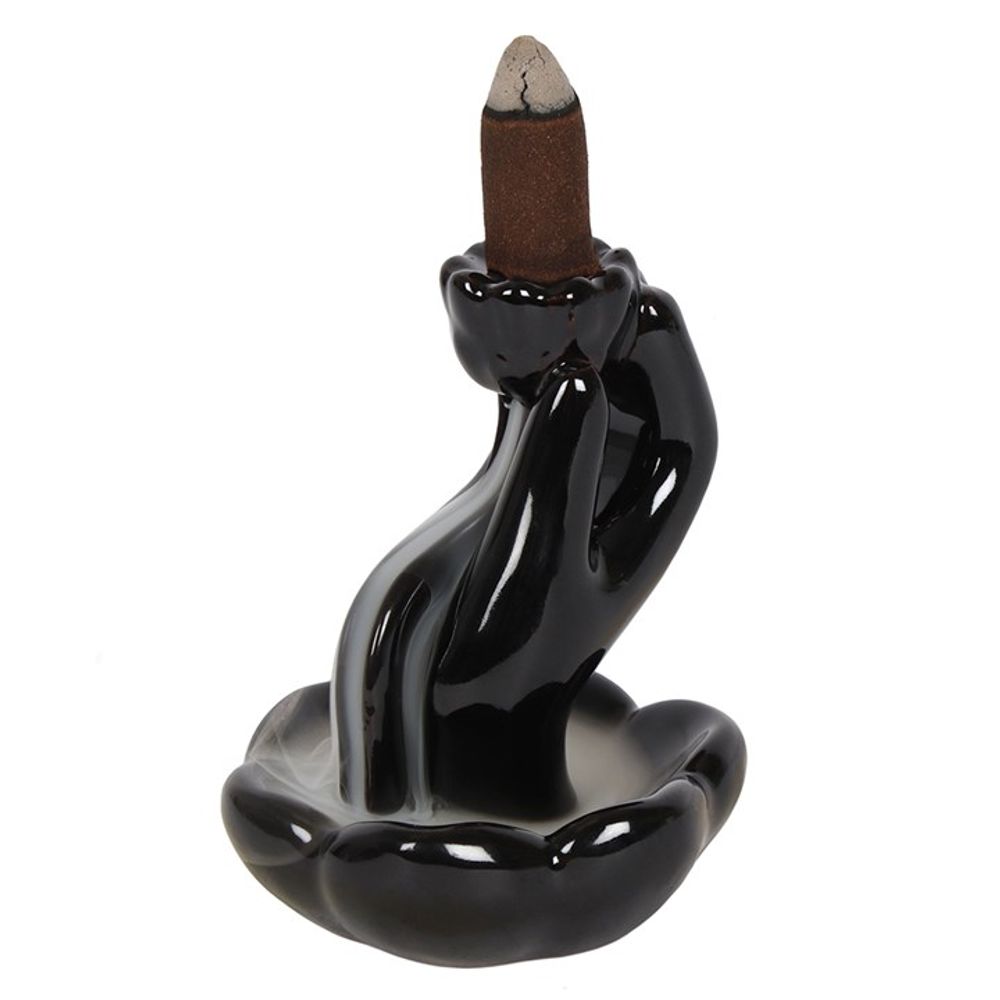 Hand & Lotus Flower Backflow Incense Burner - ScentiMelti  Hand & Lotus Flower Backflow Incense Burner