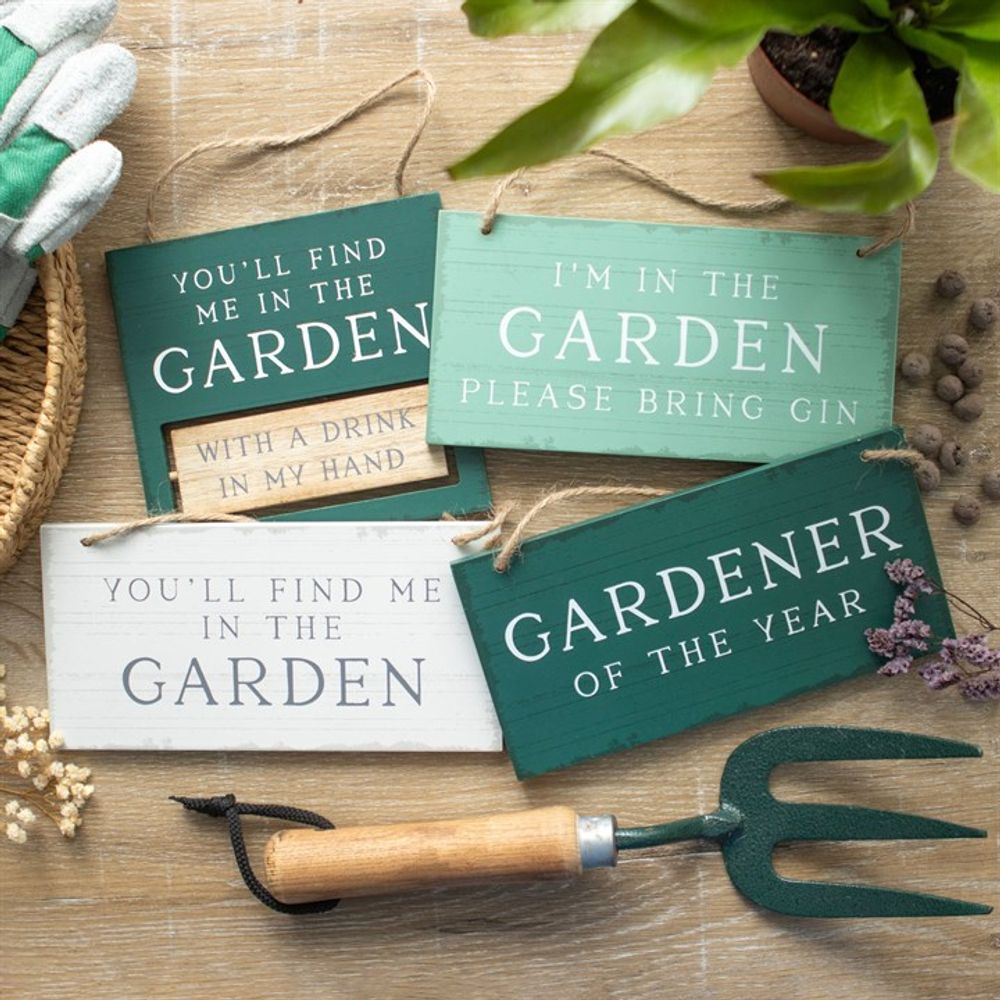 Gardener of the Year Hanging Sign - ScentiMelti  Gardener of the Year Hanging Sign