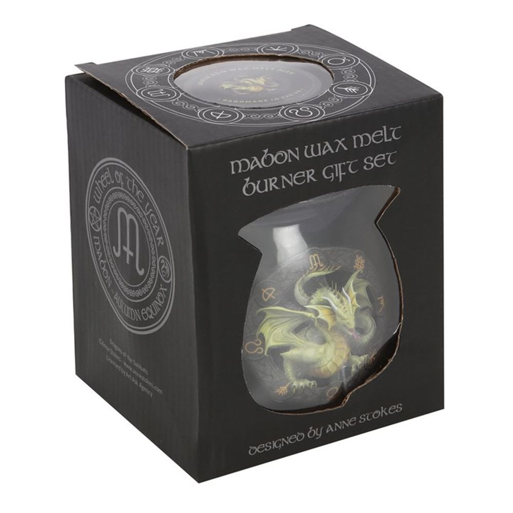 Mabon Wax Melt Burner Gift Set by Anne Stokes - ScentiMelti  Mabon Wax Melt Burner Gift Set by Anne Stokes