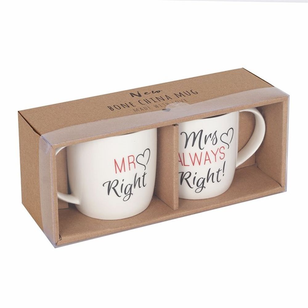 Set of 2 Mr & Mrs Mugs - ScentiMelti  Set of 2 Mr & Mrs Mugs